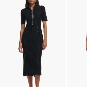 Desigual Short Sleeve Midi Dress